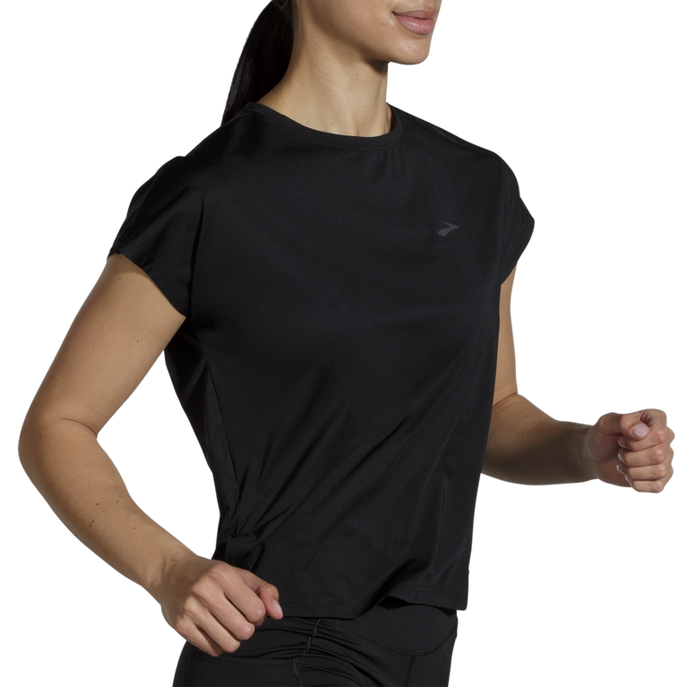 ברוקס ספרינט חופשי שרוול קצר שחור